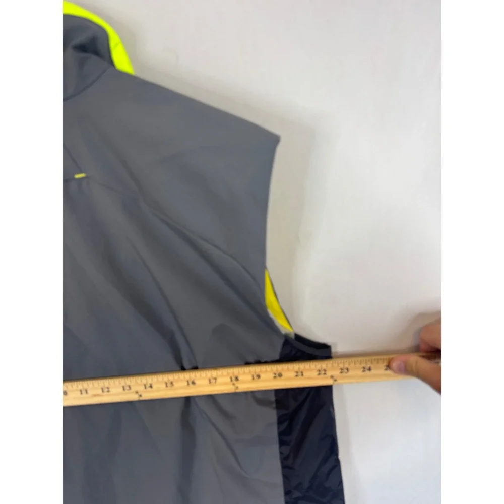 Helly Hansen Speed Performance HH Vest Grey Neon Yellow Full Zip Mens XL